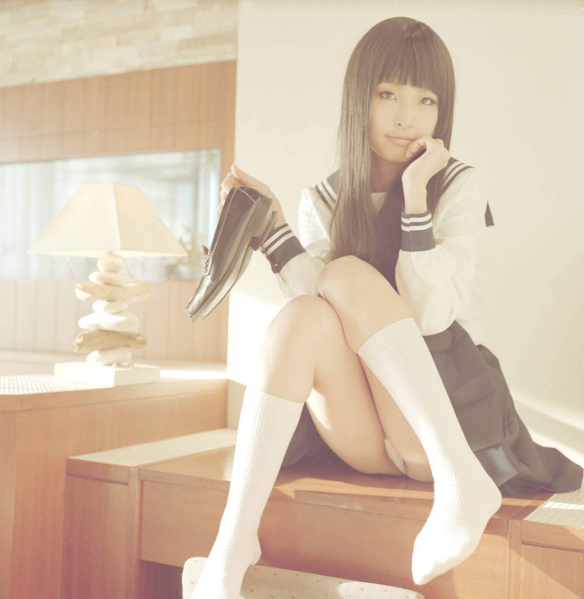 [Cosplay] Awesome body School Girl Cosplay Set